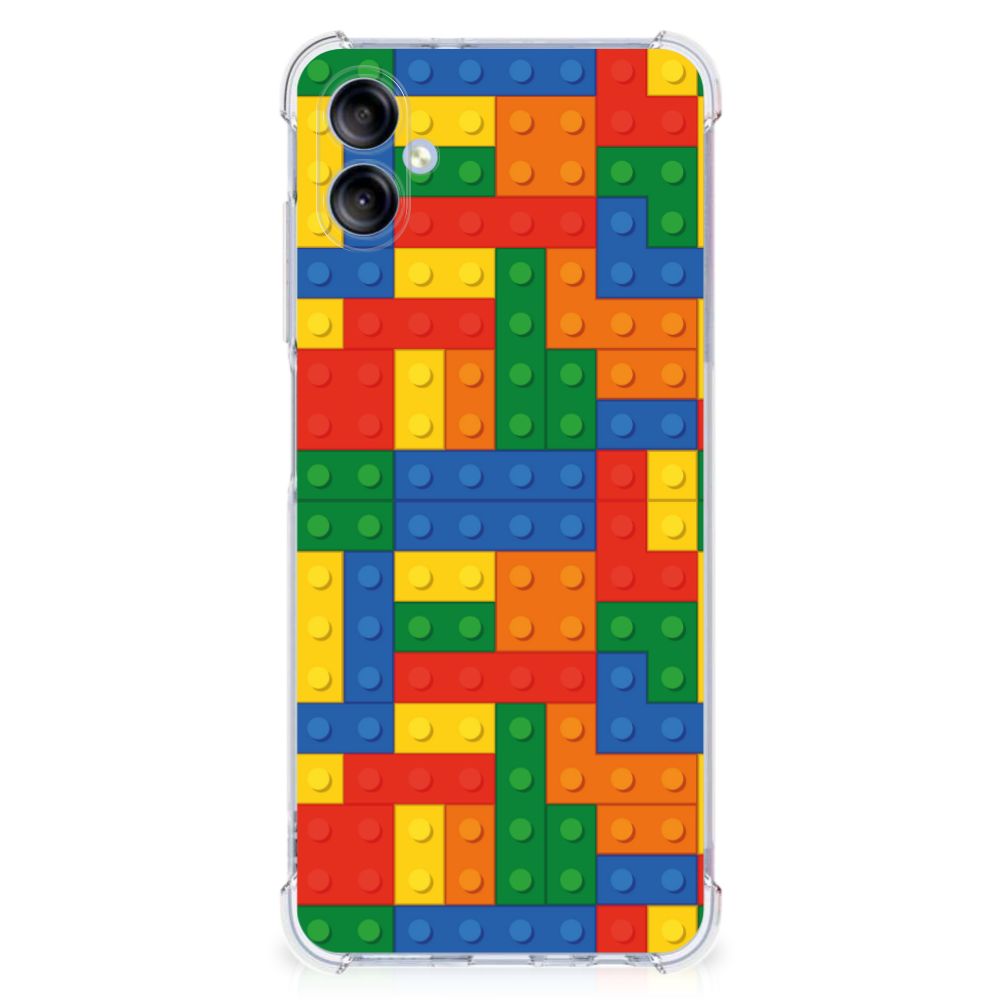 Samsung Galaxy A05 Doorzichtige Silicone Hoesje Blokken B2C Telecom