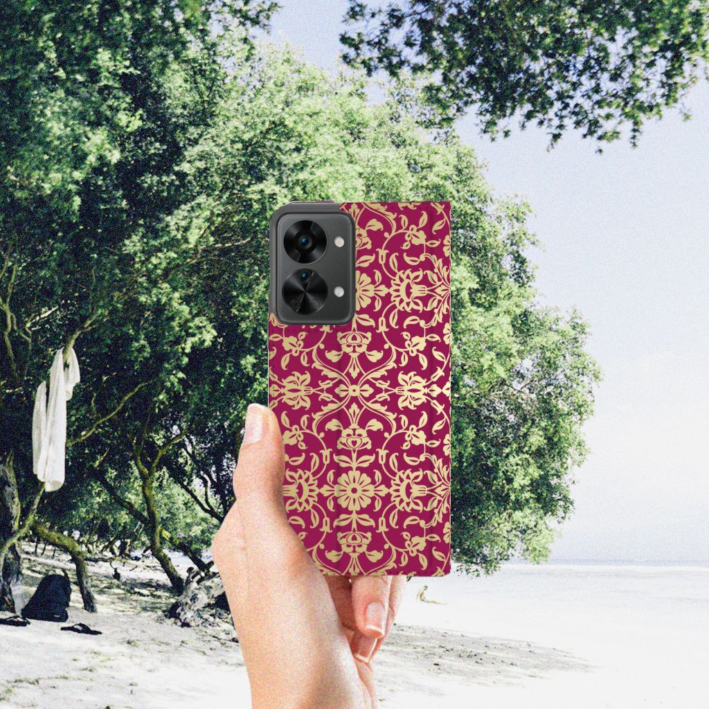 Telefoon Hoesje OnePlus Nord 2T Barok Pink - B2C Telecom