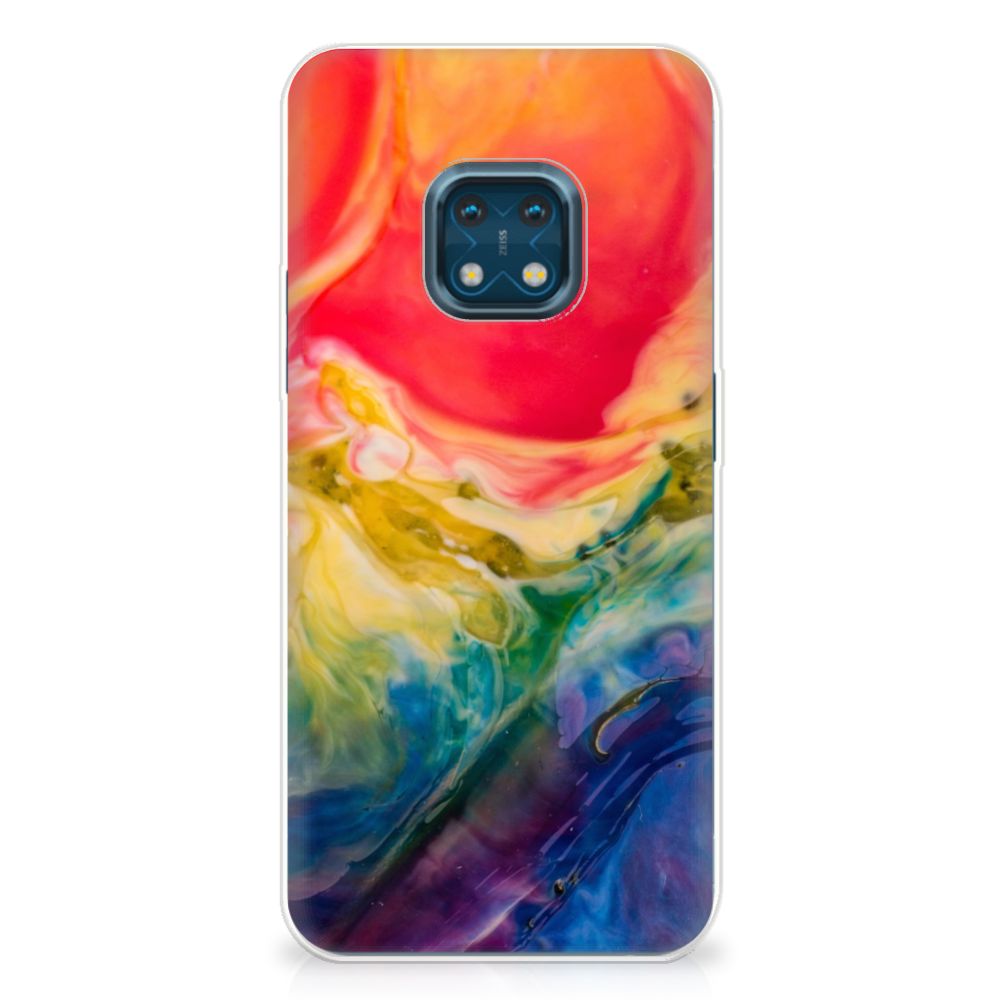 Hoesje maken Nokia XR20 Watercolor Dark