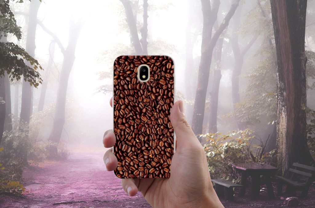 Samsung Galaxy J5 2017 Siliconen Case Koffiebonen