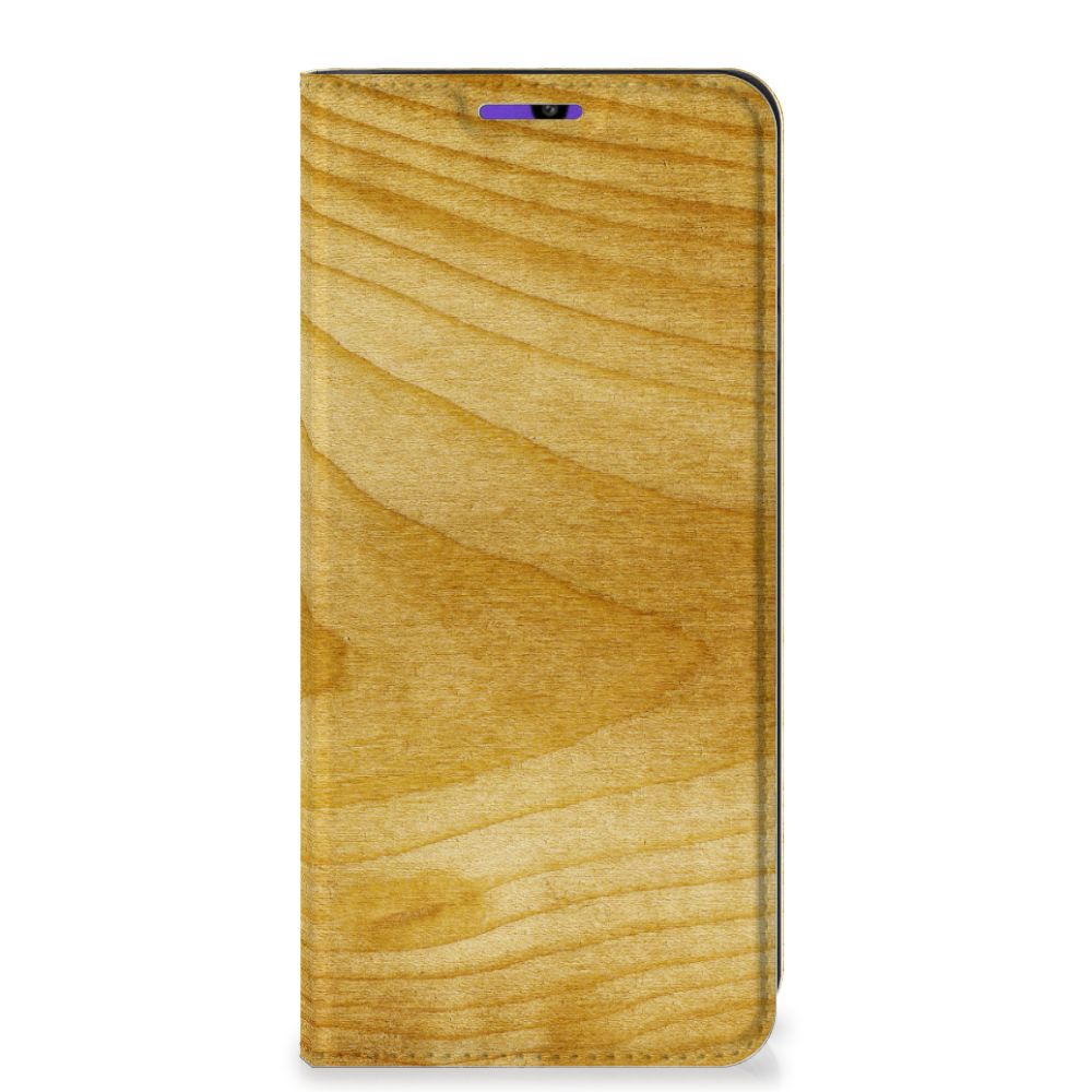 Samsung Galaxy A22 4G | M22 Book Wallet Case Licht Hout