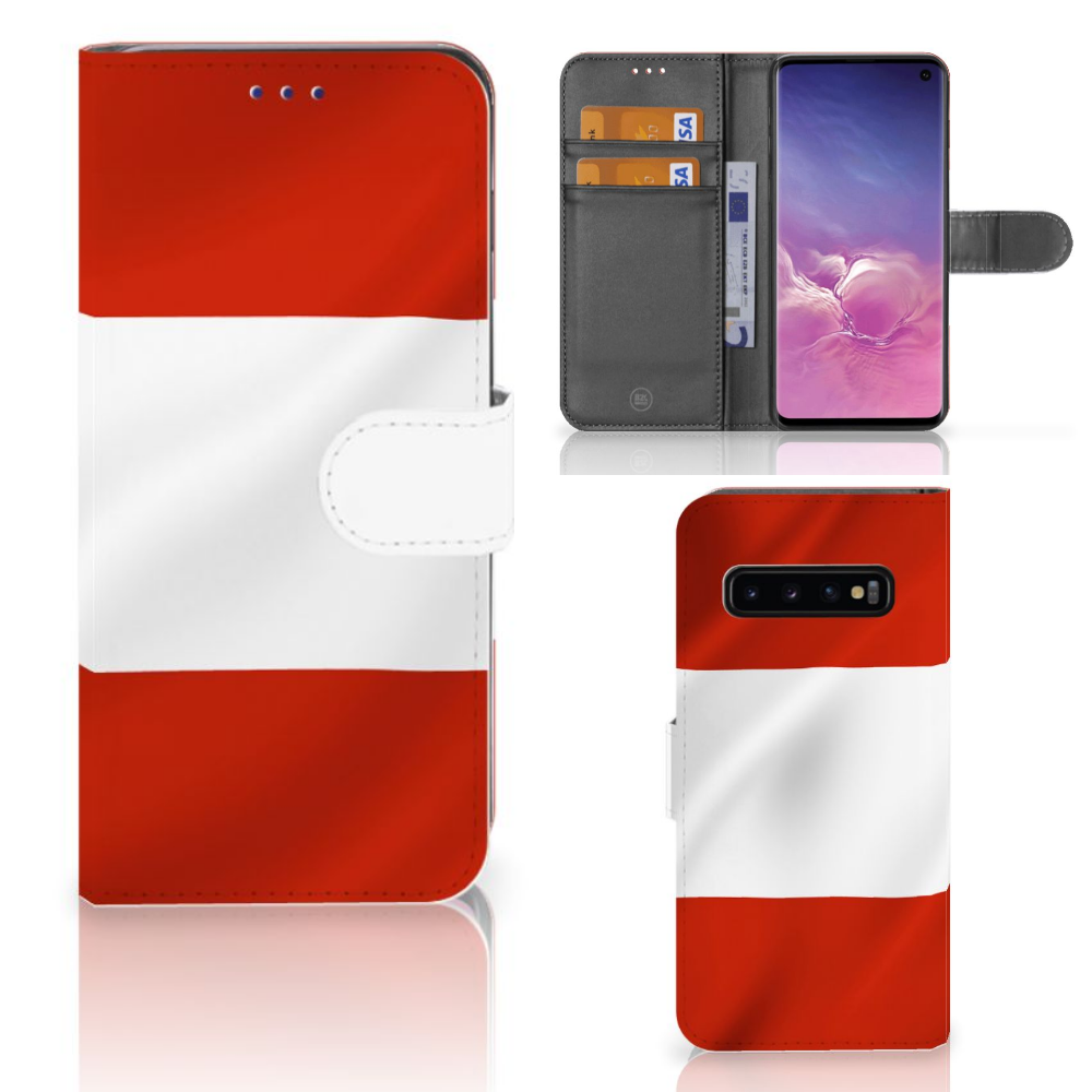 Samsung Galaxy S10 Bookstyle Case Oostenrijk