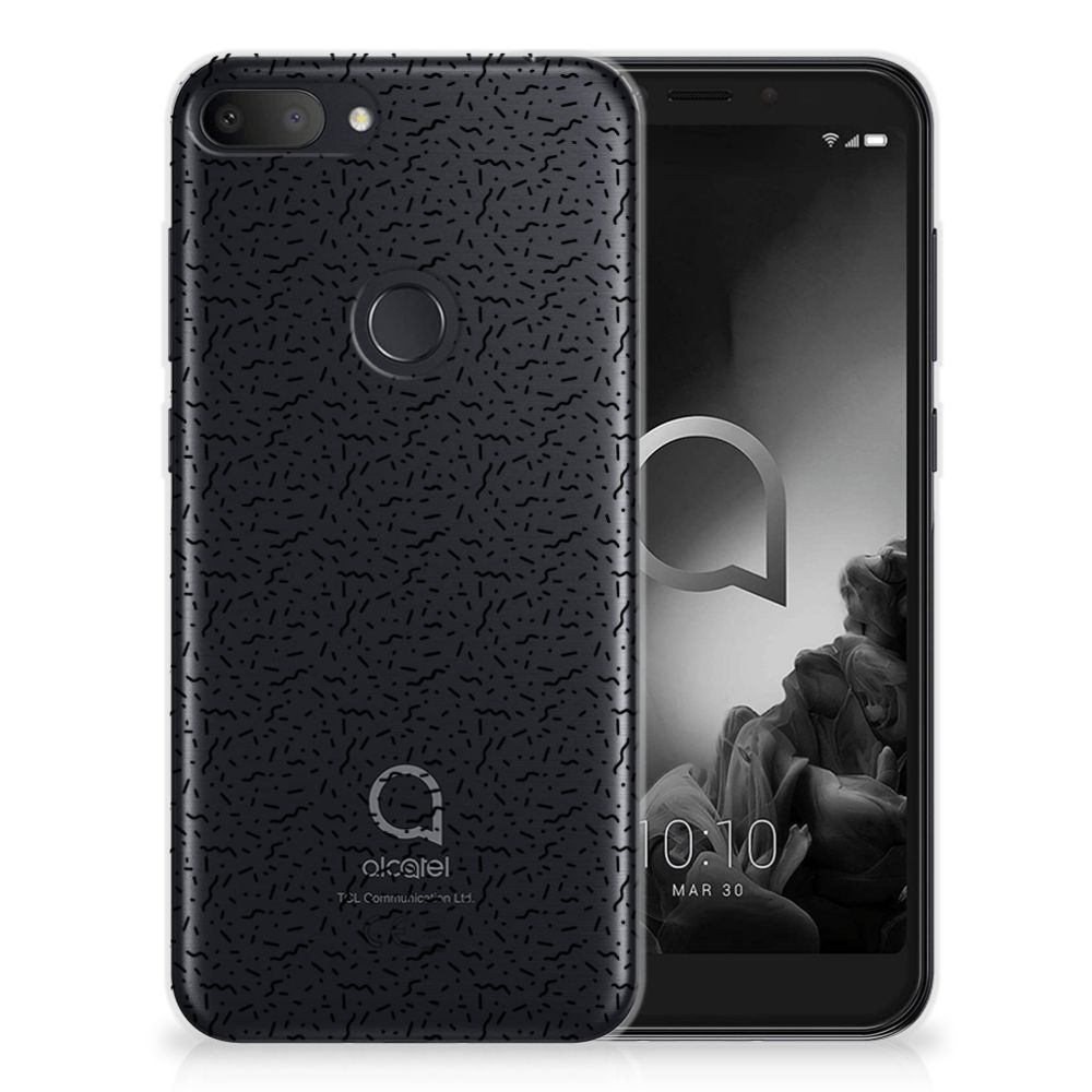 Alcatel 1S (2019) TPU bumper Stripes Dots