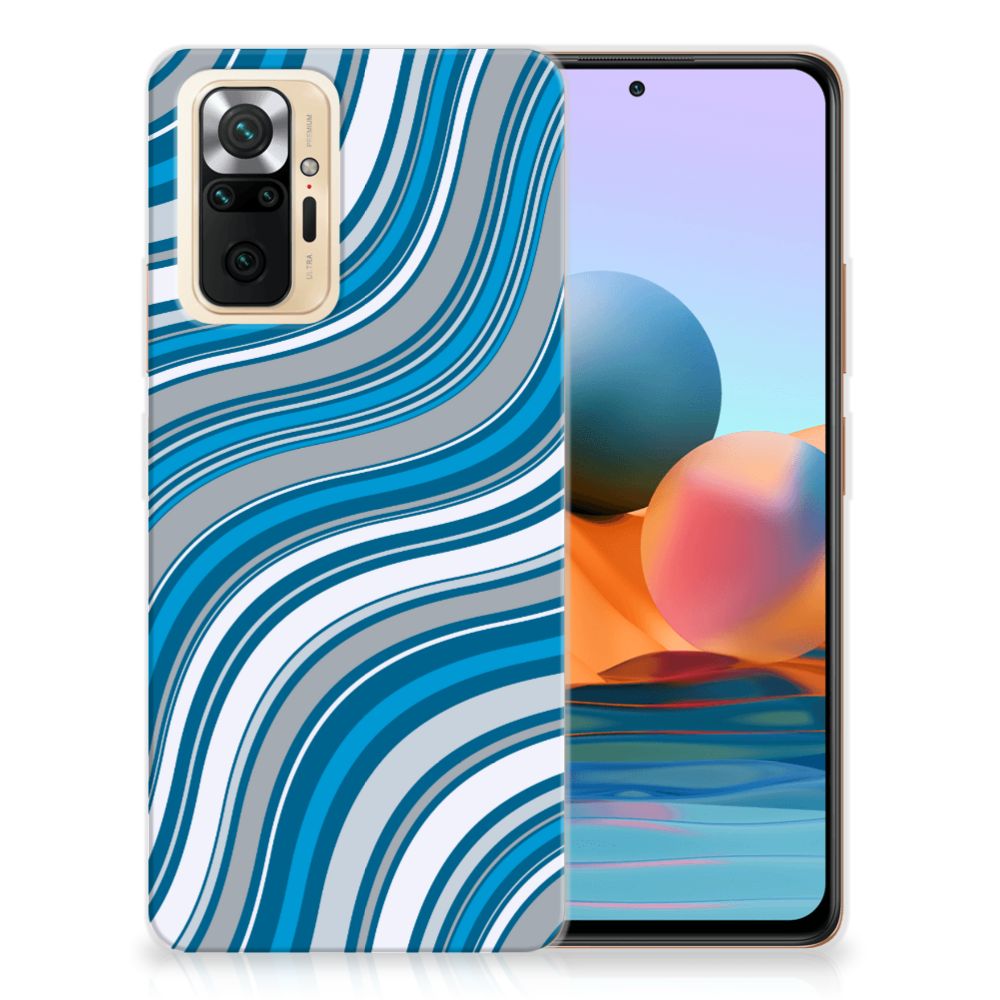 Xiaomi Redmi Note 10 Pro TPU bumper Waves Blue B2C Telecom