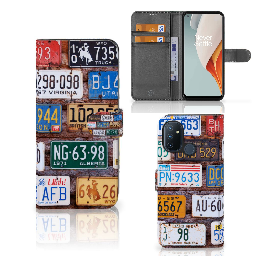OnePlus Nord N100 Telefoonhoesje met foto Kentekenplaten