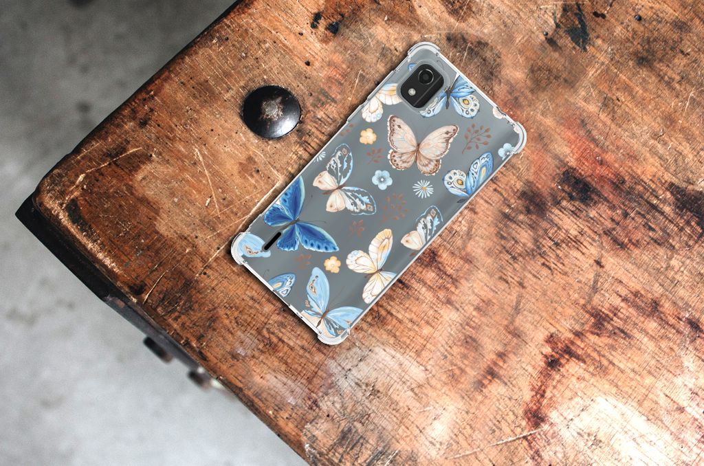 Case Anti-shock voor Nokia C2 2nd Edition Vlinder B2C Telecom