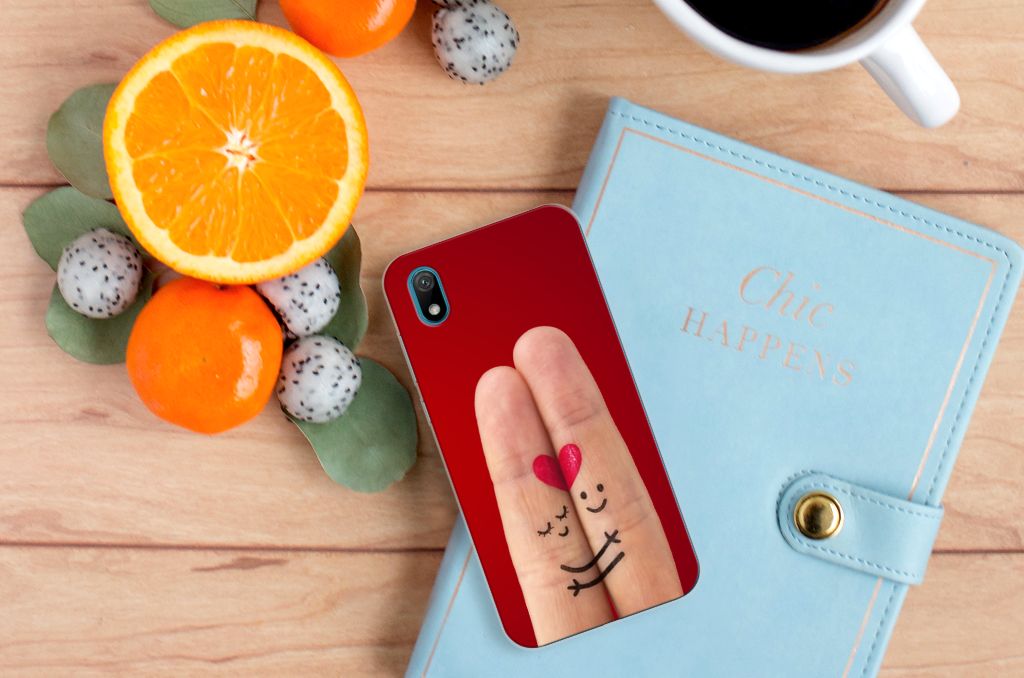 Huawei Y5 (2019) Silicone Back Cover Liefde - Origineel Romantisch Cadeau