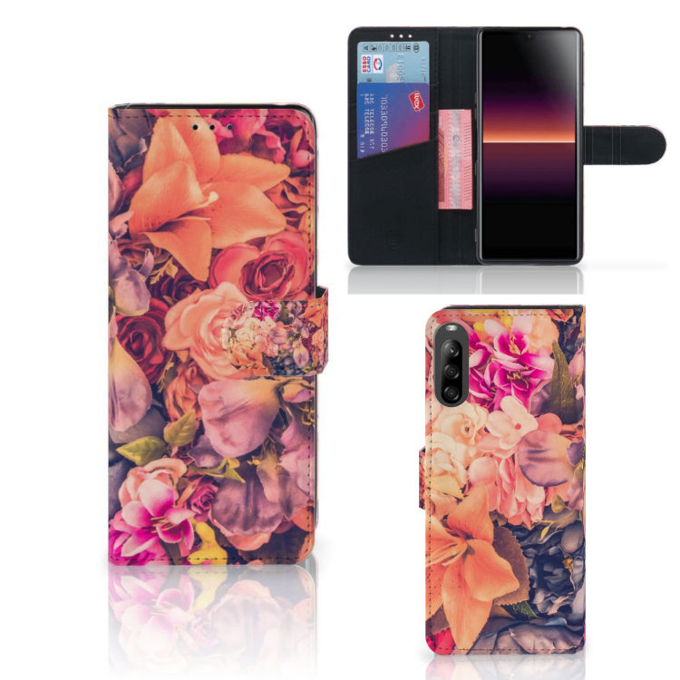 Sony Xperia L4 Hoesje Bosje Bloemen