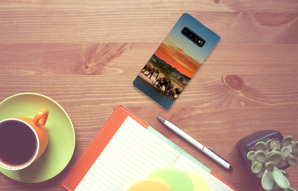 Samsung Galaxy S10 Plus Hoesje maken Olifanten