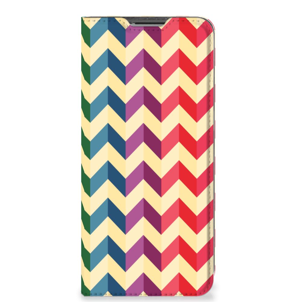 OPPO Find X5 Lite | Reno7 5G Hoesje met Magneet Zigzag Multi Color - B2C Telecom