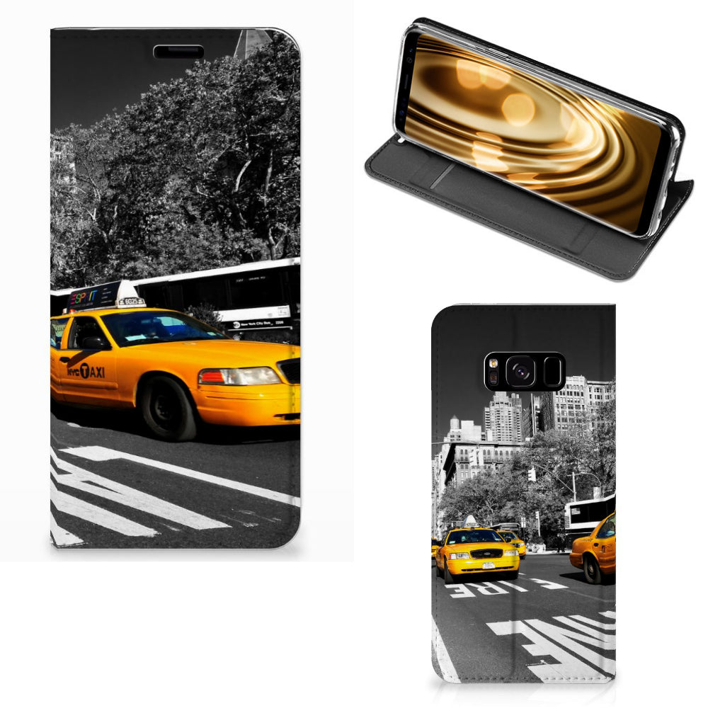Samsung Galaxy S8 Book Cover New York Taxi