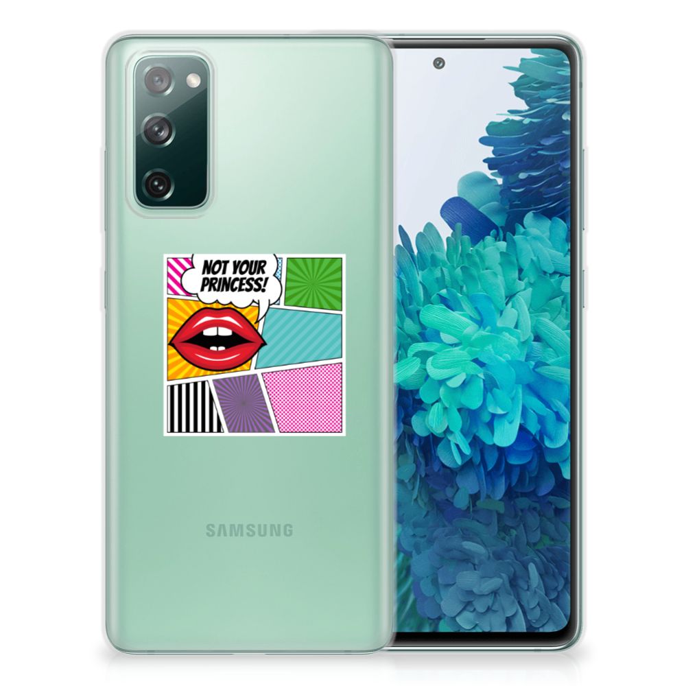 Samsung Galaxy S20 FE Silicone Back Cover Popart Princess