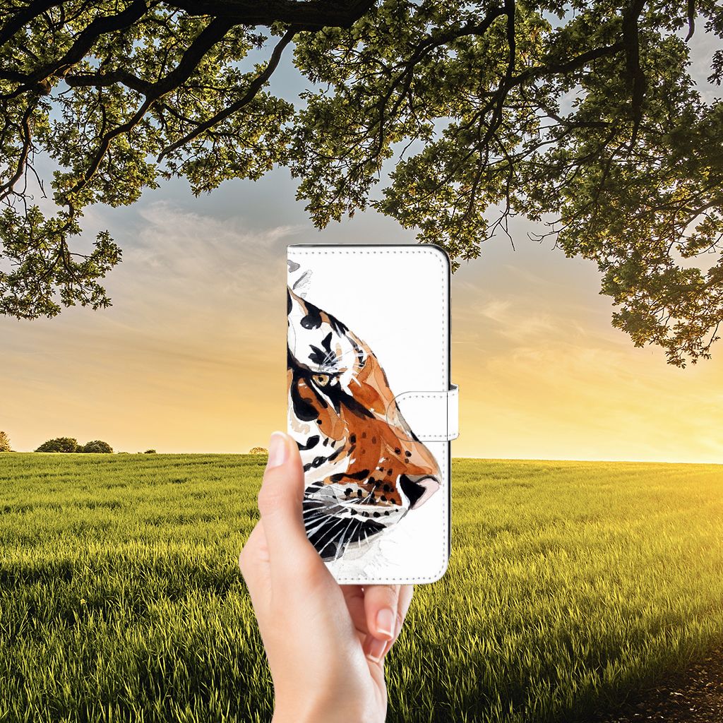 Hoesje Motorola Moto E22 | E22i Watercolor Tiger