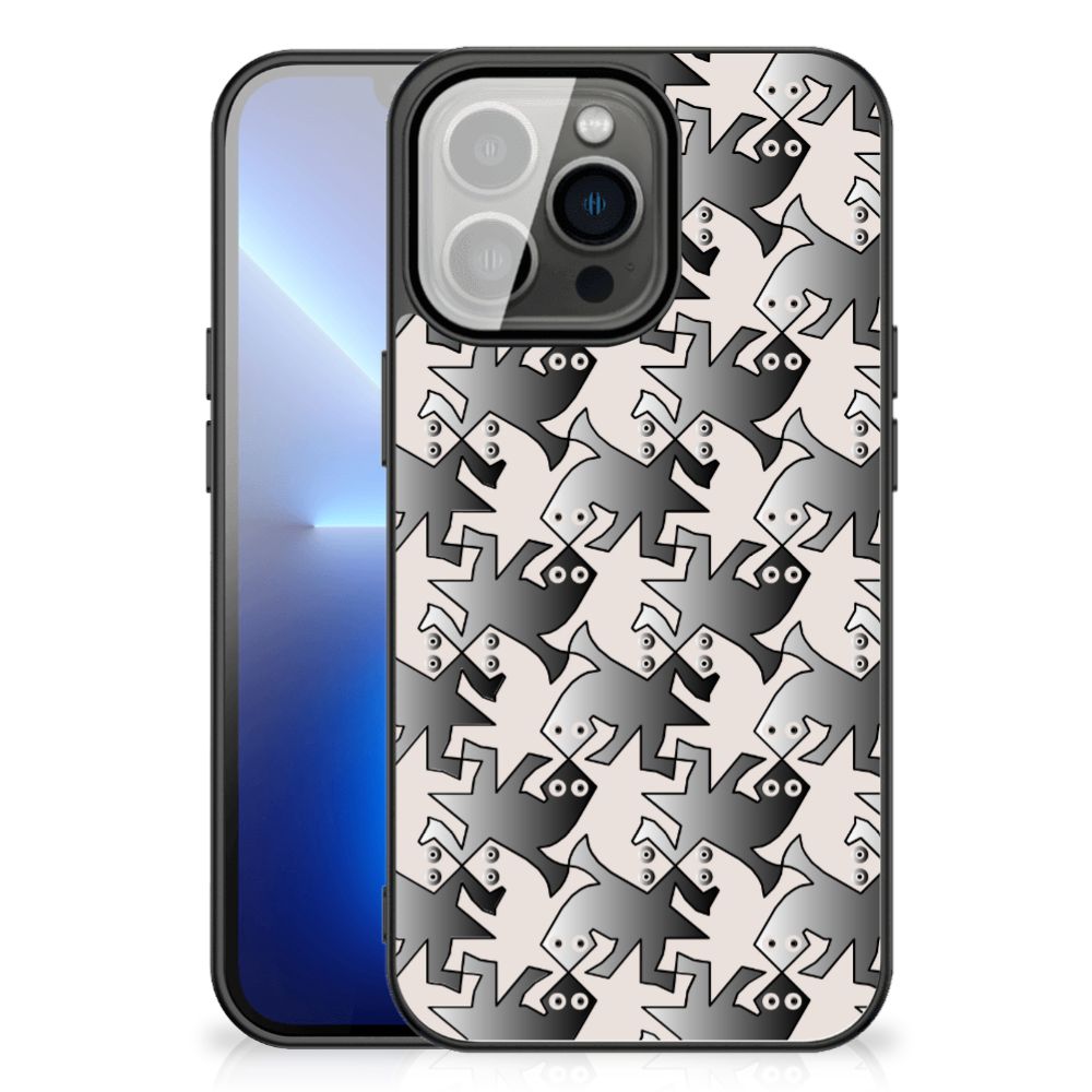 iPhone 13 Pro Max Dierenprint Telefoonhoesje Salamander Grey B2C Telecom