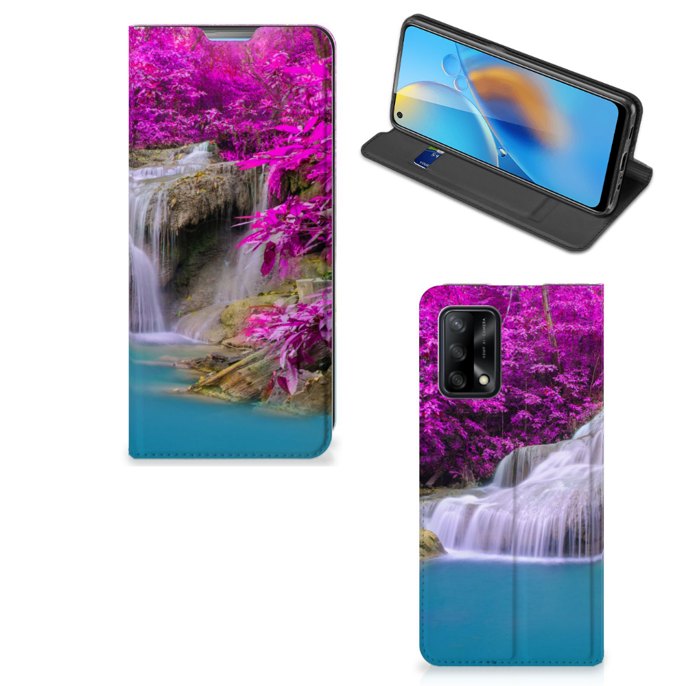 OPPO A74 4G Book Cover Waterval - B2C Telecom