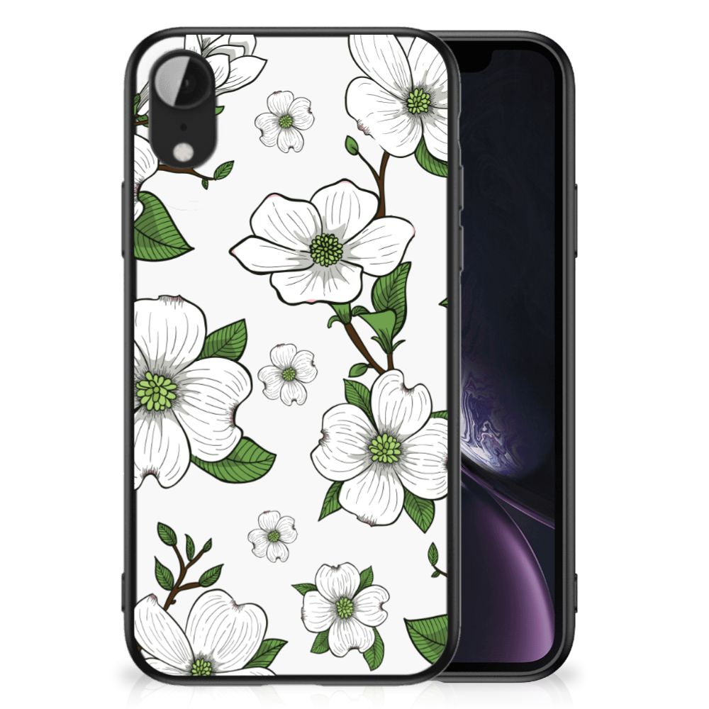 Apple iPhone XR Bloemen Hoesje Dogwood Flowers