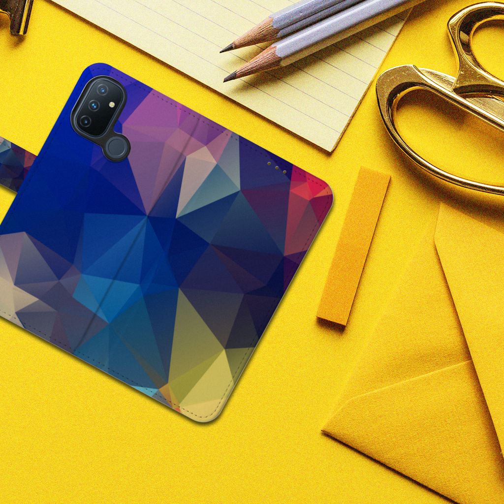 OnePlus Nord N100 Book Case Polygon Dark