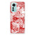 Silicone Back Case Xiaomi 12 Lite Angel Skull Rood B2C Telecom