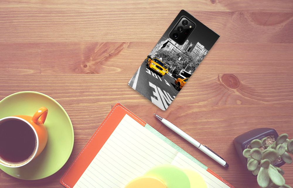 Samsung Galaxy Note 20 Ultra Book Cover New York Taxi - B2C Telecom
