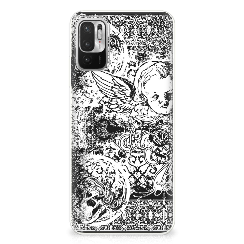 Silicone Back Case Xiaomi Redmi Note 10/10T 5G | Poco M3 Pro Skulls Angel