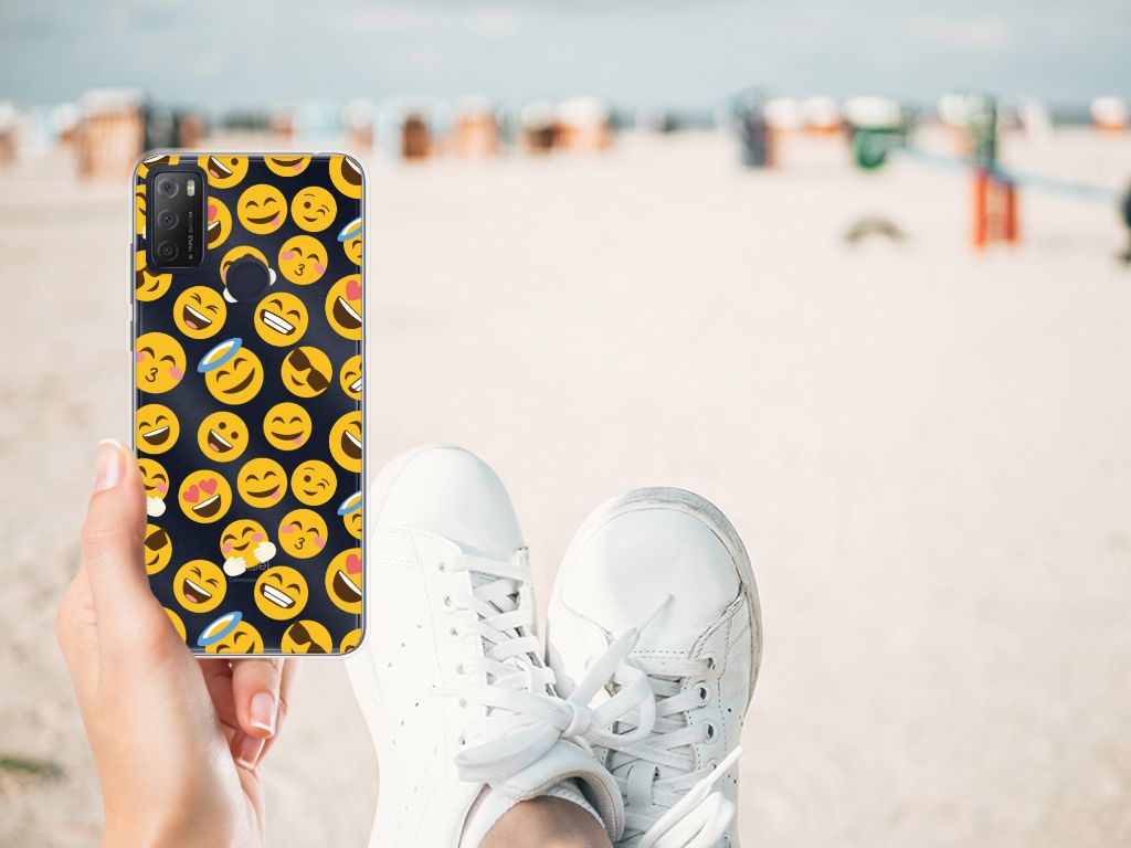 Alcatel 1S (2021) TPU bumper Emoji B2C Telecom