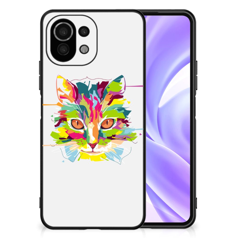 Xiaomi 11 Lite 5G NE | Mi 11 Lite Hoesje Cat Color