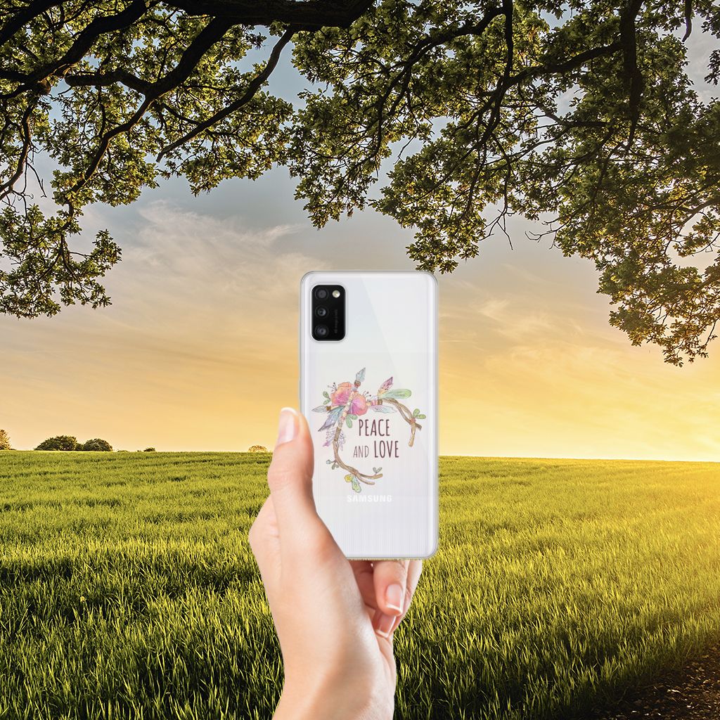 Samsung Galaxy A41 Telefoonhoesje met Naam Boho Text B2C Telecom