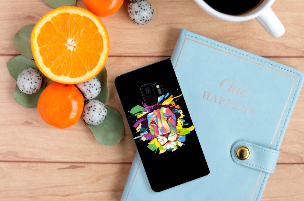 Samsung Galaxy S9 Magnet Case Lion Color