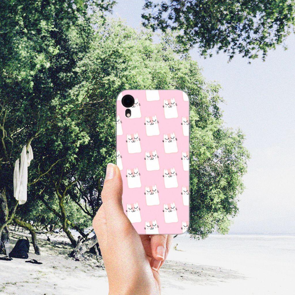 Apple iPhone Xr TPU Hoesje Sleeping Cats