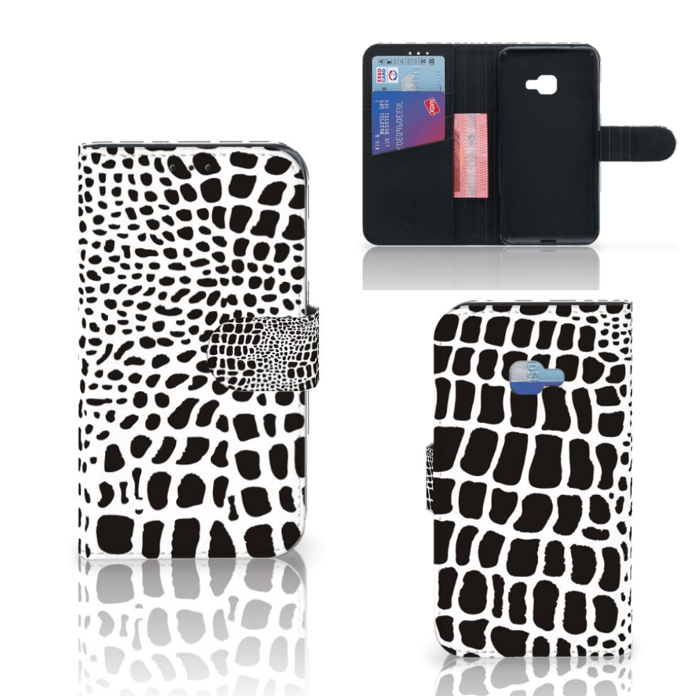Samsung Galaxy Xcover 4 | Xcover 4s Telefoonhoesje met Pasjes Slangenprint