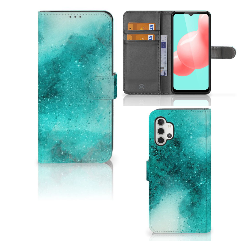 Hoesje Samsung Galaxy A32 5G Painting Blue