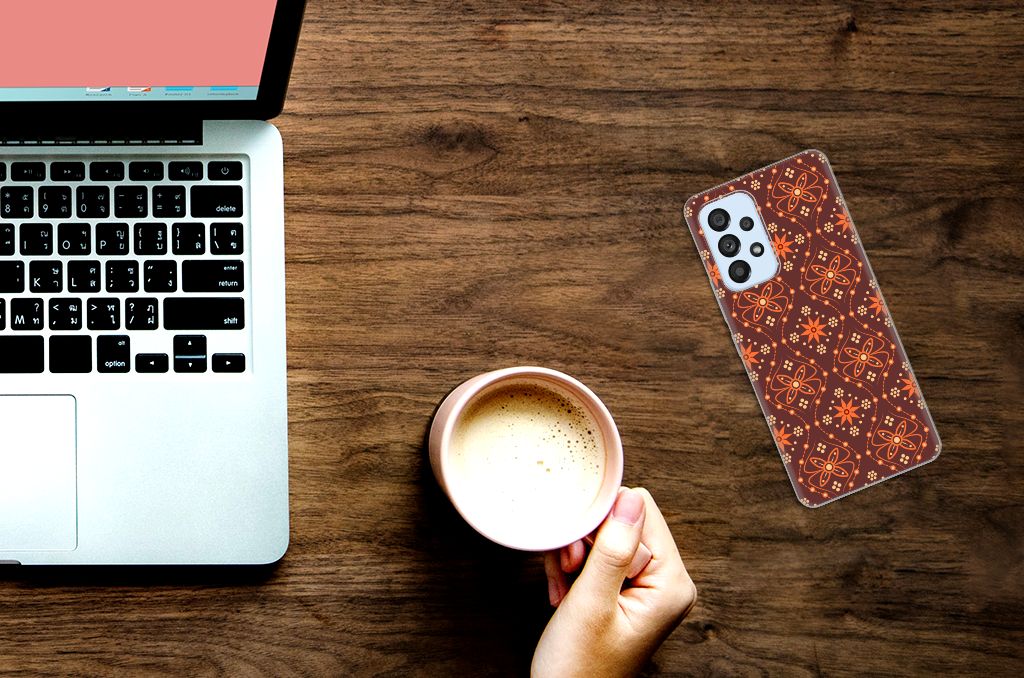 Samsung Galaxy A53 5G TPU bumper Batik Brown B2C Telecom