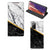 Samsung Galaxy Note20 Standcase Marmer Wit Zwart - Origineel Cadeau Man