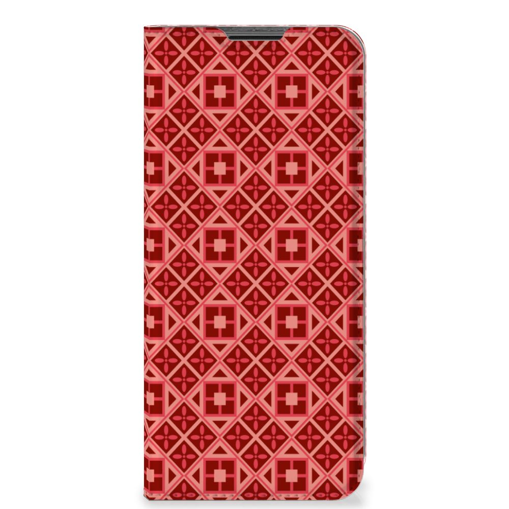 Nokia G50 Hoesje met Magneet Batik Rood - B2C Telecom