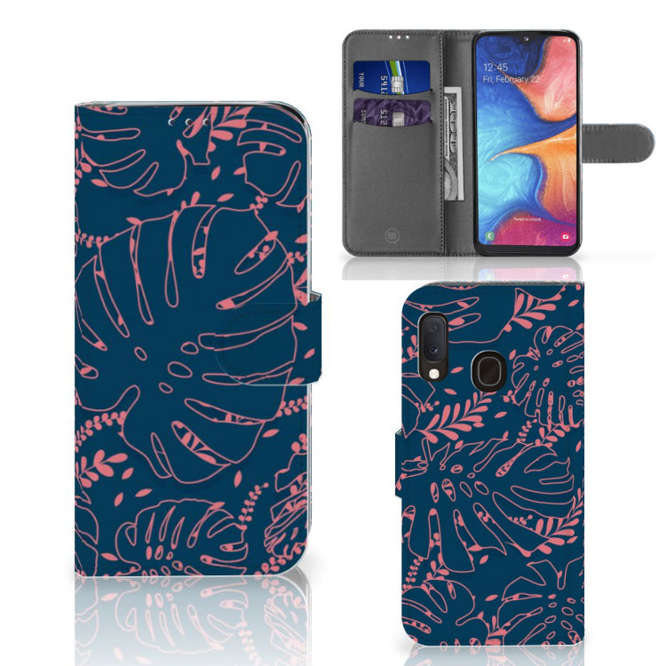 Samsung Galaxy A20e Hoesje Palm Leaves