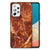 Samsung Galaxy A53 Marmeren Print Telefoonhoesje Marmer Bruin