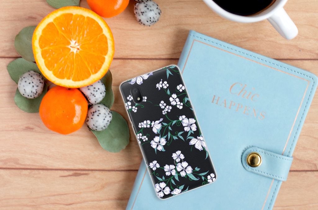 Alcatel 1B (2020) Uniek TPU Case Blossom White B2C Telecom