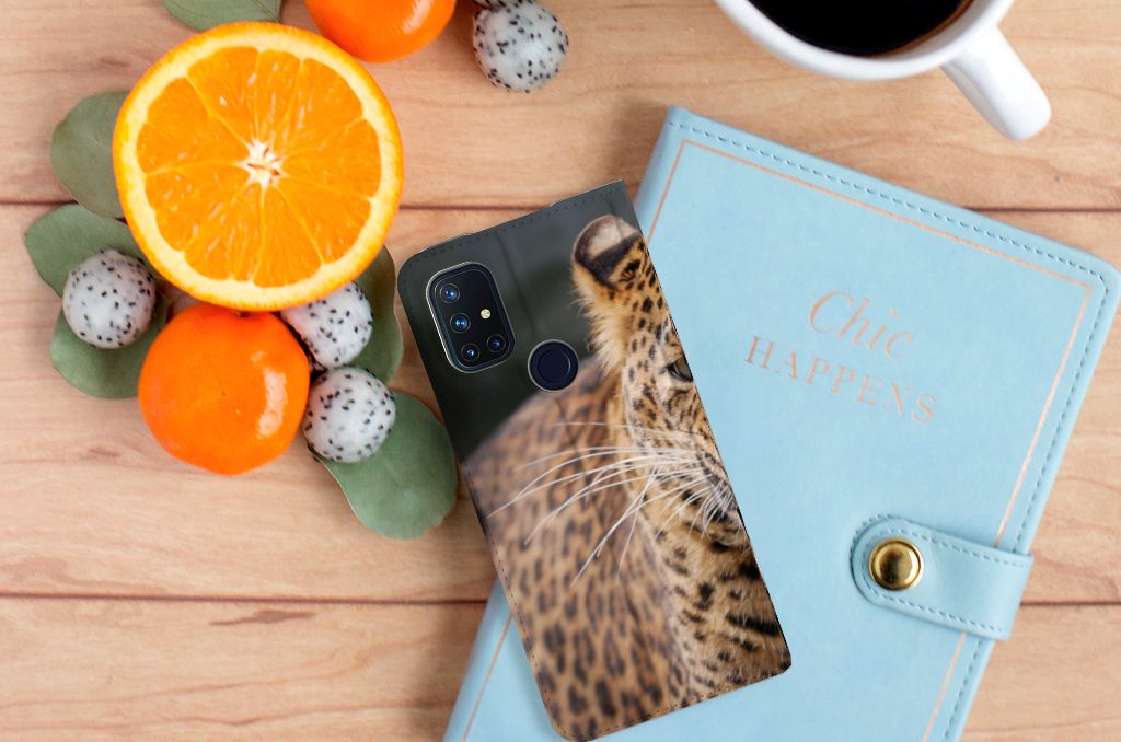 OnePlus Nord N10 5G Hoesje maken Luipaard - B2C Telecom