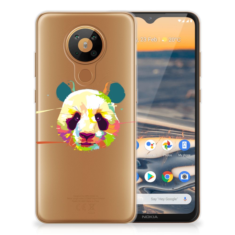 Nokia 5.3 Telefoonhoesje met Naam Panda Color B2C Telecom