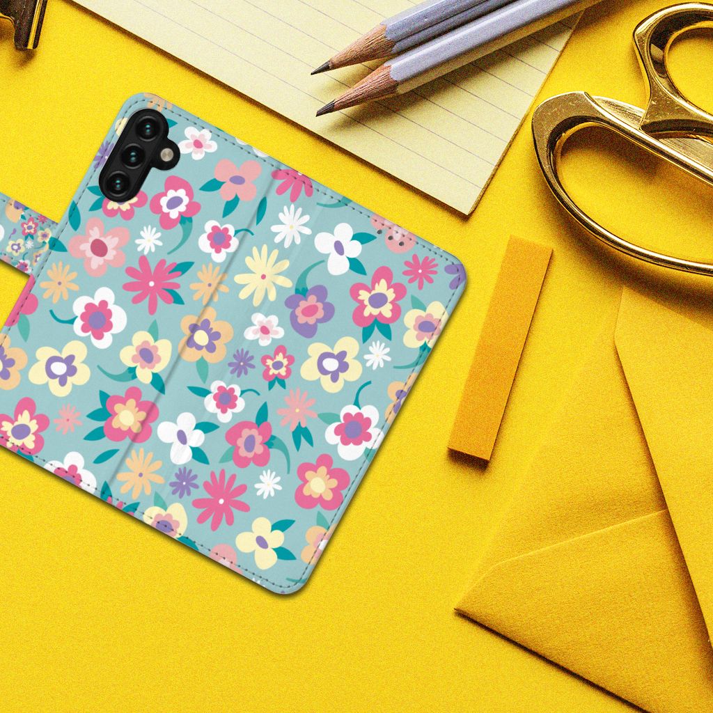 Samsung Galaxy A04s | Samsung Galaxy A13 5G Hoesje Flower Power