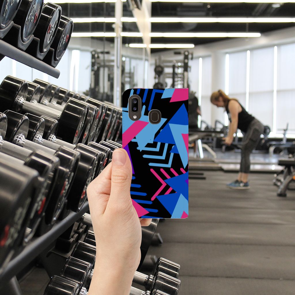 Samsung Galaxy A30 Stand Case Funky Triangle