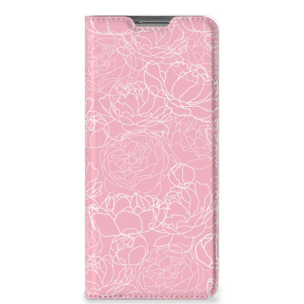 OPPO Find X5 Smart Cover White Flowers - B2C Telecom