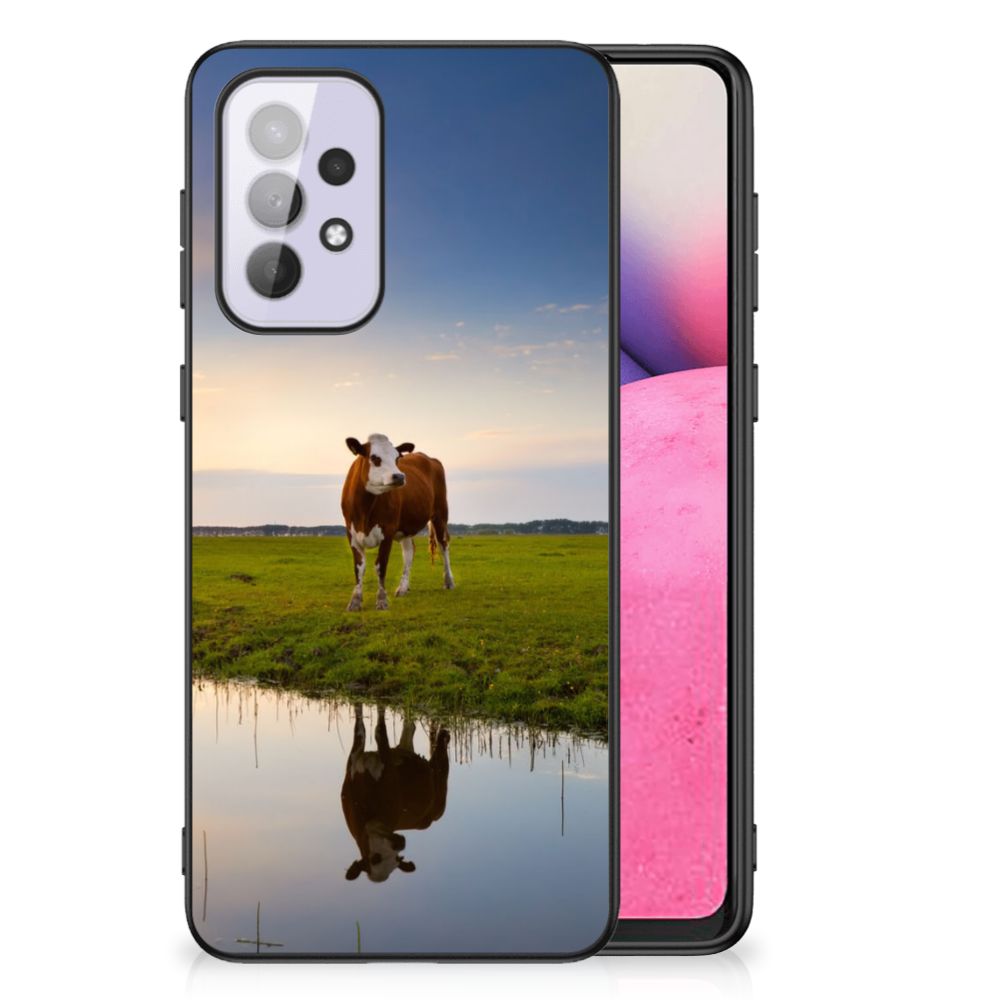 Samsung Galaxy A33 5G Dierenprint Telefoonhoesje Koe B2C Telecom