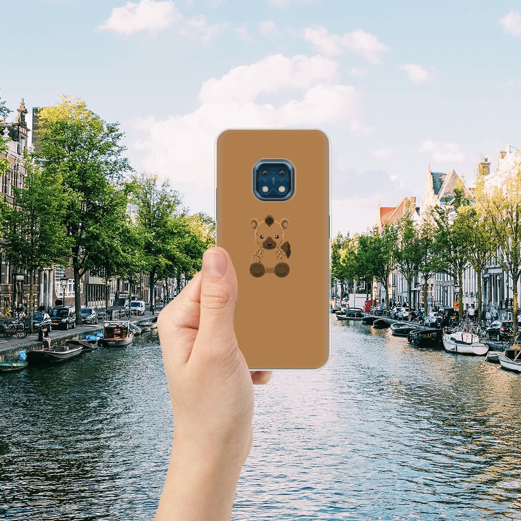 Nokia XR20 Telefoonhoesje met Naam Baby Hyena
