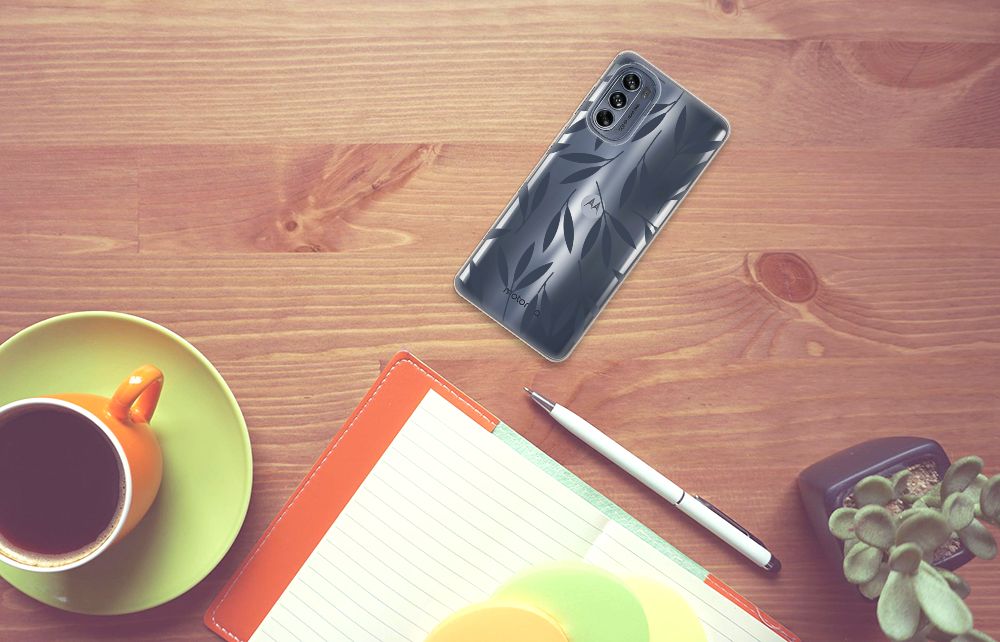 Motorola Moto G62 5G TPU Case Leaves Blue B2C Telecom