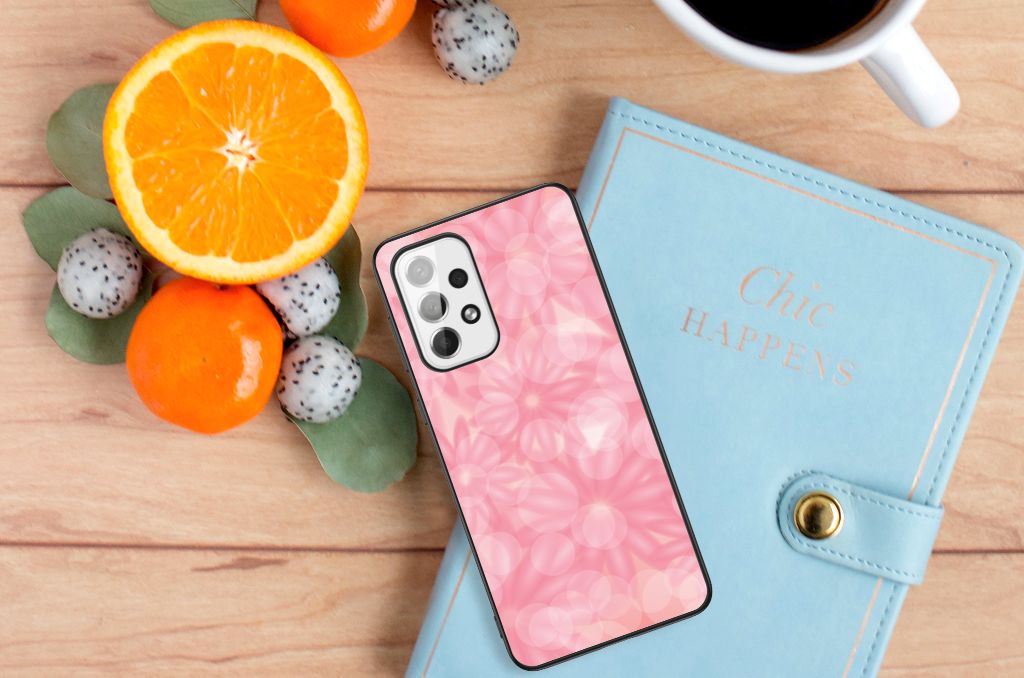 Samsung Galaxy A73 Bloemen Hoesje Spring Flowers B2C Telecom
