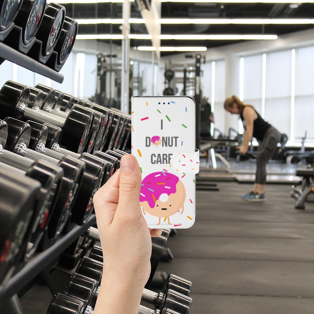 Samsung Galaxy S8 Book Cover Donut Roze