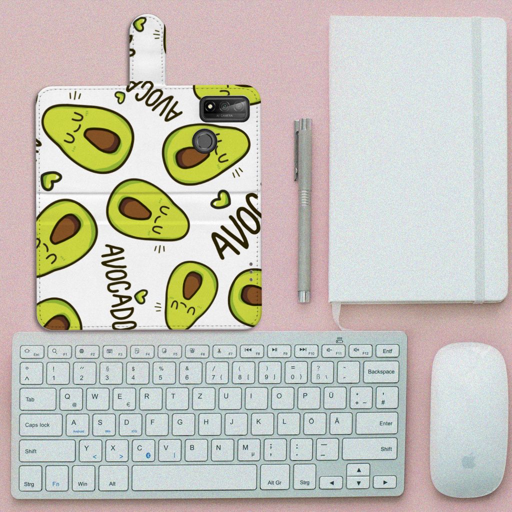 Huawei P Smart 2020 Leuk Hoesje Avocado Singing