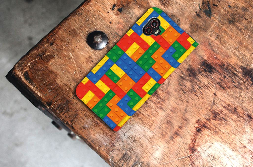 Samsung Galaxy Xcover 6 Pro Hoesje met Magneet Blokken - B2C Telecom