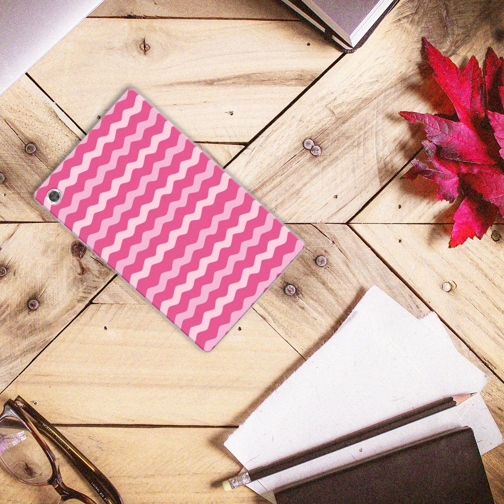 Lenovo Tab M10 Plus Hippe Hoes Waves Pink